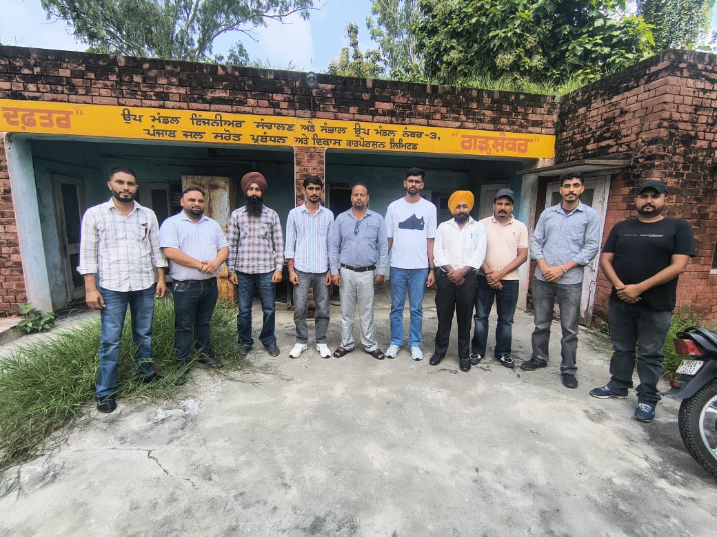 Punjab Jal Shorth Mulazam Union Sub-Division Garhshankar held its monthly meeting.